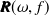 ${\bm@general \boldmath \m@ne \mv@bold \bm@command R}(\omega ,f)$