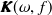 ${\bm@general \boldmath \m@ne \mv@bold \bm@command K}(\omega ,f)$