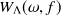 $W_{\Lambda }(\omega ,f)$