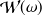 $\mathcal{W}(\omega )$