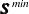 ${\bm@general \boldmath \m@ne \mv@bold \bm@command S}^{min}$