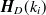 ${\mbox{\boldmath {$H$}}}_ D(k_ i)$