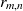 $r_{m, n}$