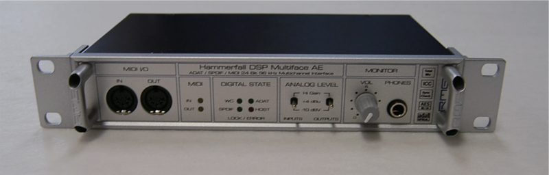 HARK Document : Sound recording test with Multiface in HARK